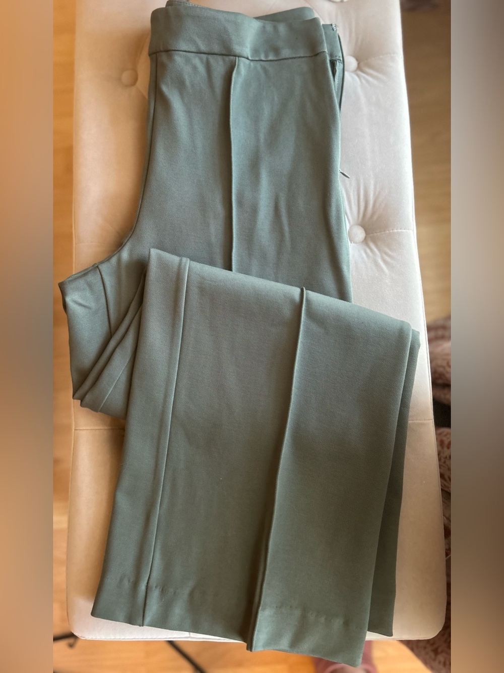 Women's High-Rise Straight Leg Pants — Sage Green